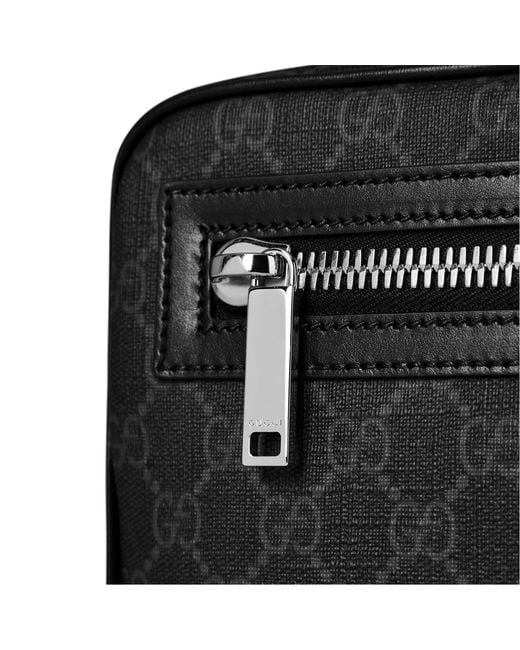 Gucci Black Logo Belt Bag for men