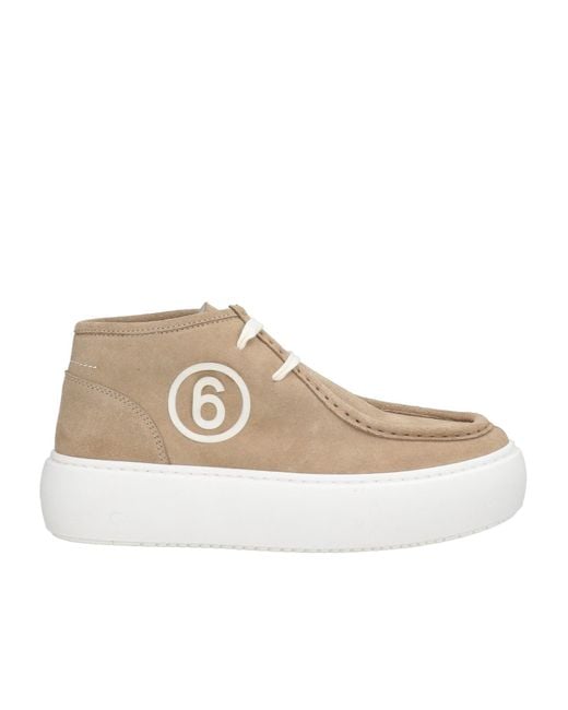 MM6 by Maison Margiela Natural Stylish And Comfortable Ankle Boots
