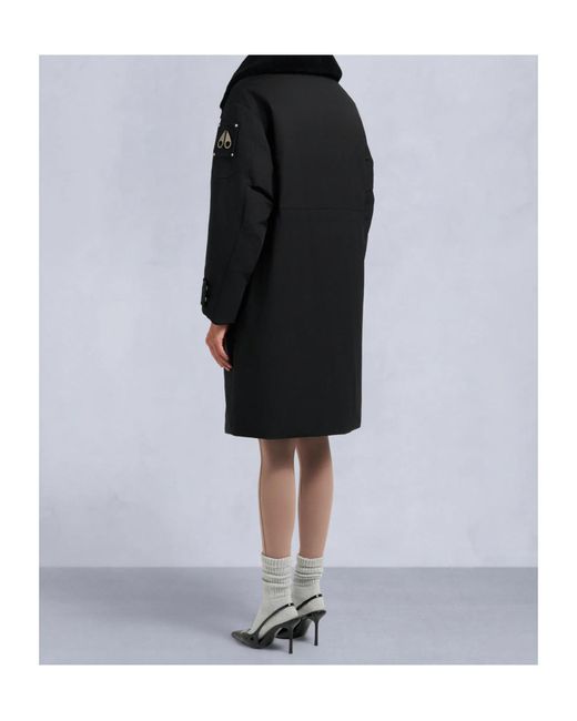 Moose Knuckles Black Long Sleeve Down Jacket