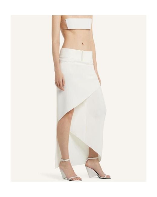Courreges White Infinity Skirt