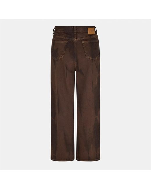 Ganni Brown Baggy Jeans