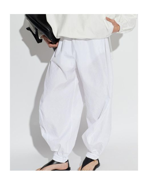 Rohe White Balloon Drawstring Pants