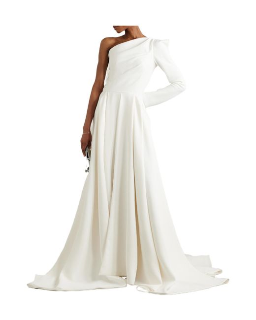 Maticevski White Pleated Dress