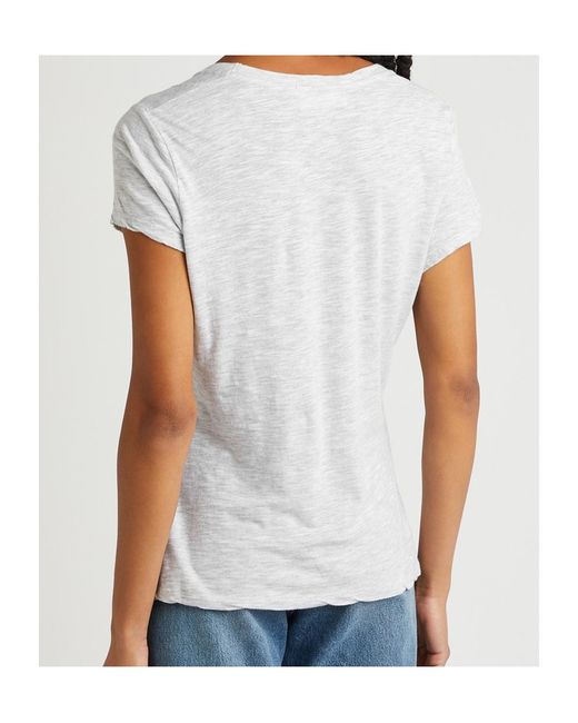 American Vintage White Short-Sleeved T-Shirt