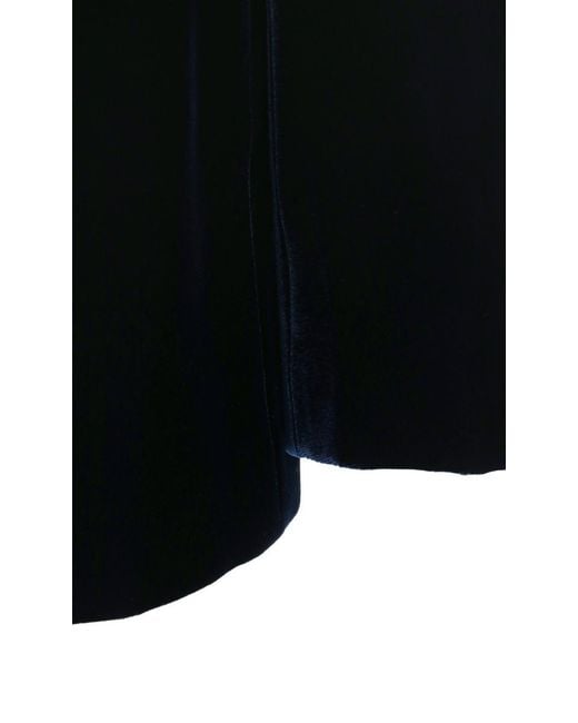 Giorgio Armani Black Single Breasted Velvet Jacket for men