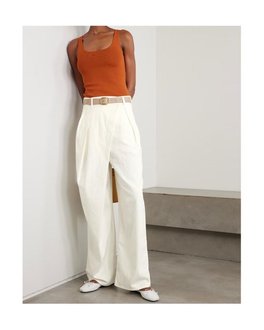 Loewe White Wrap Jeans