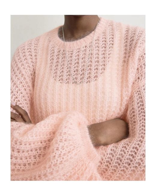 Totême Pink Totême Puffed Knit Sweater
