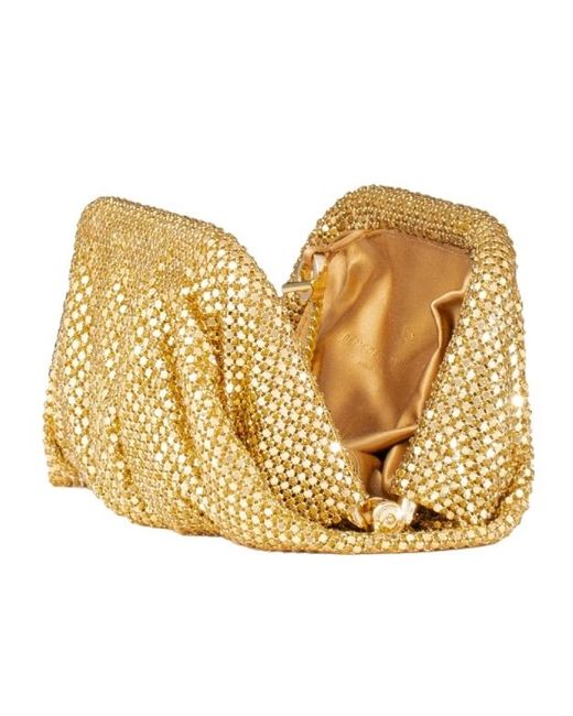 Benedetta Bruzziches Metallic Chain Shoulder Bag