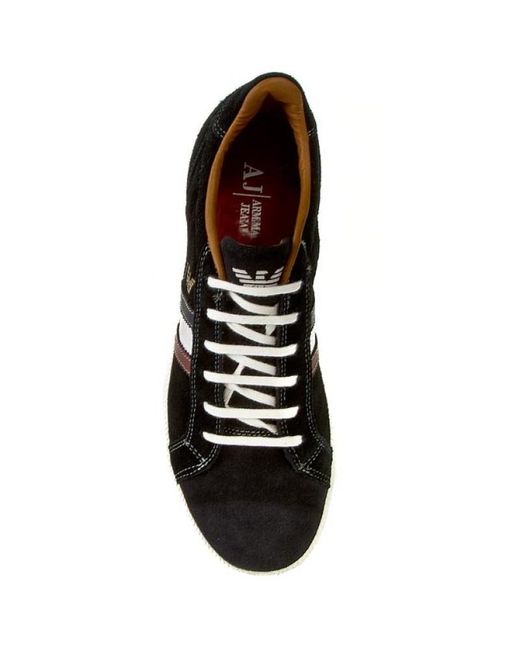 Armani Jeans Black Logo Details Casual Sports Shoes for men