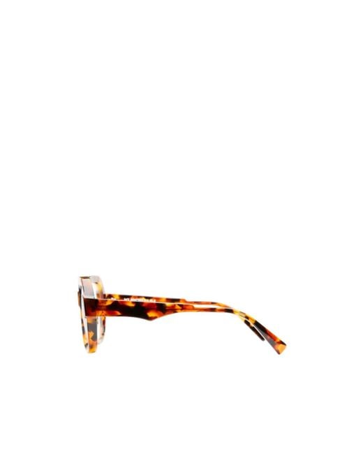 Kuboraum Multicolor K37 Pilot-Frame Glasses for men