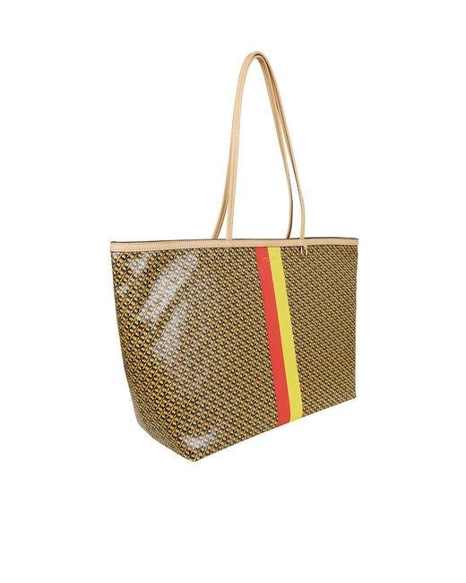 Tory Burch Metallic The Racer Tote Bag