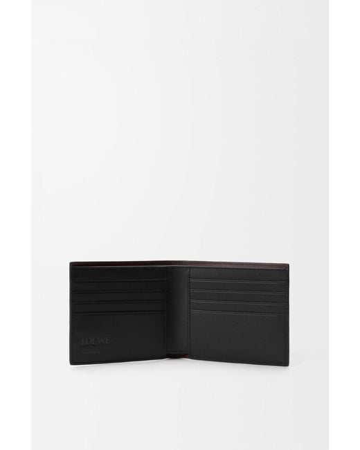 Loewe Black Switch Contrast-Panel Bifold Wallet for men