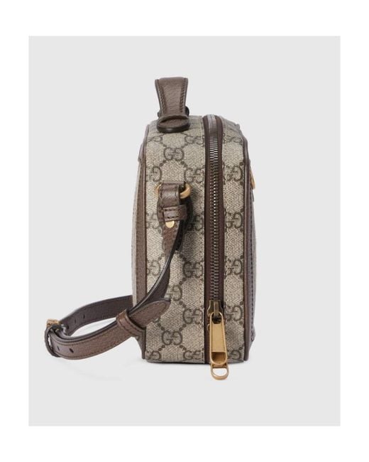 Gucci Brown Ophidia Small Shoulder Bag for men
