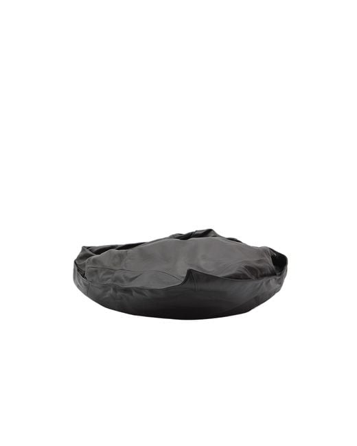 Lemaire Black Scarf Twisted-Strapped Triangular Shoulder Bag