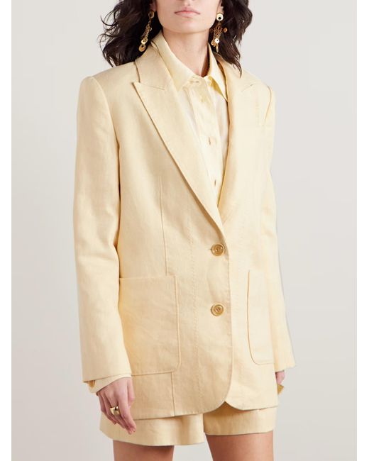 Zimmermann Natural Illuminate Suit Jacket