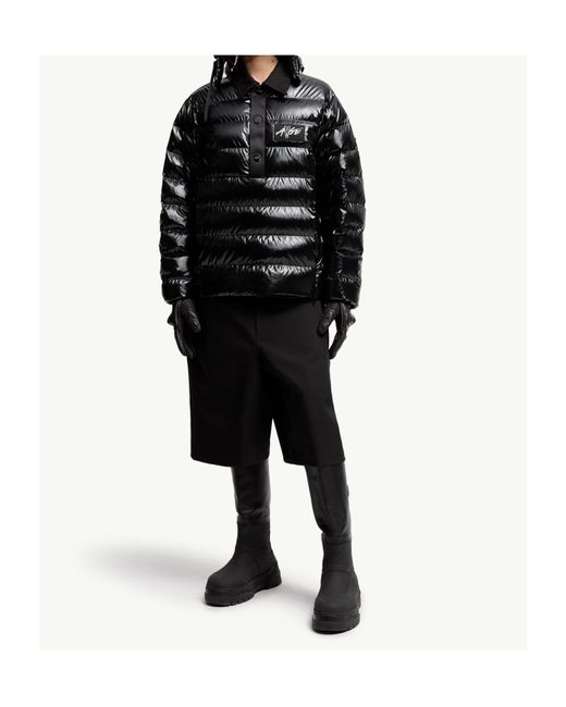 Moncler Black Long-Sleeved Down Jacket for men