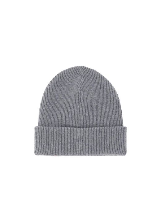 Gucci Gray Web Detailed Knitted Beanie for men