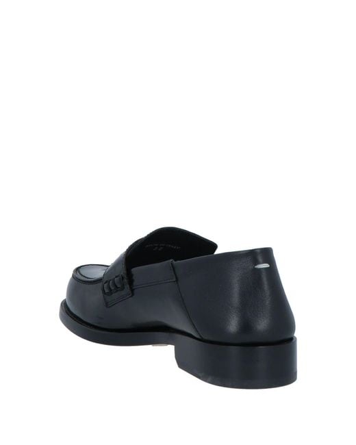 Maison Margiela Black Minimal Solid Flat Shoes
