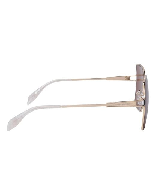 McQueen Pink Logo Sunglasses