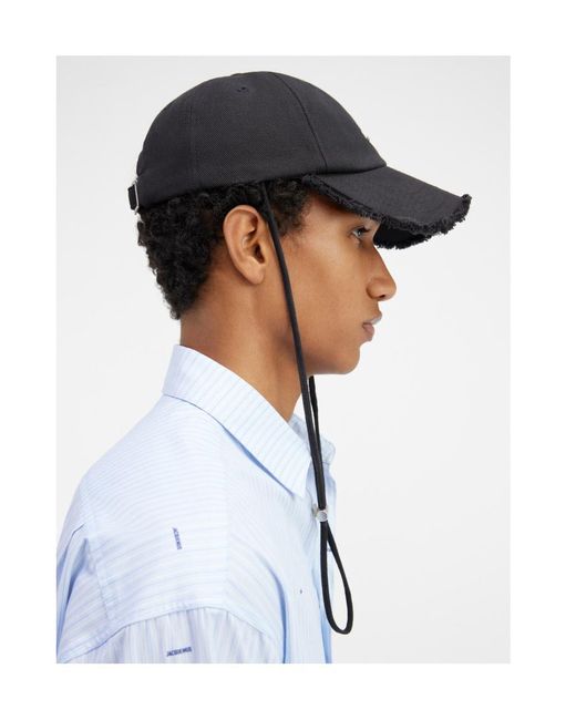 Jacquemus Jacquemu La Casquette Artichaut Fringe Baseball  display picture 1