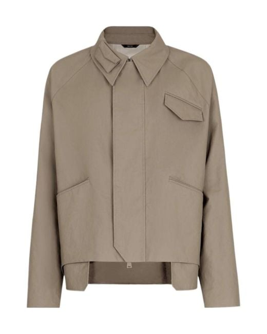 Fendi Brown Light Jackets for men