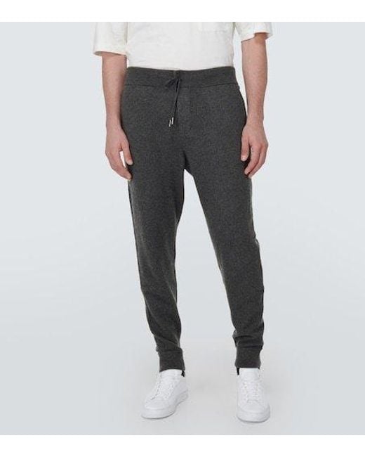 Ralph Lauren Gray Drawstring Waistband Sweatpants for men