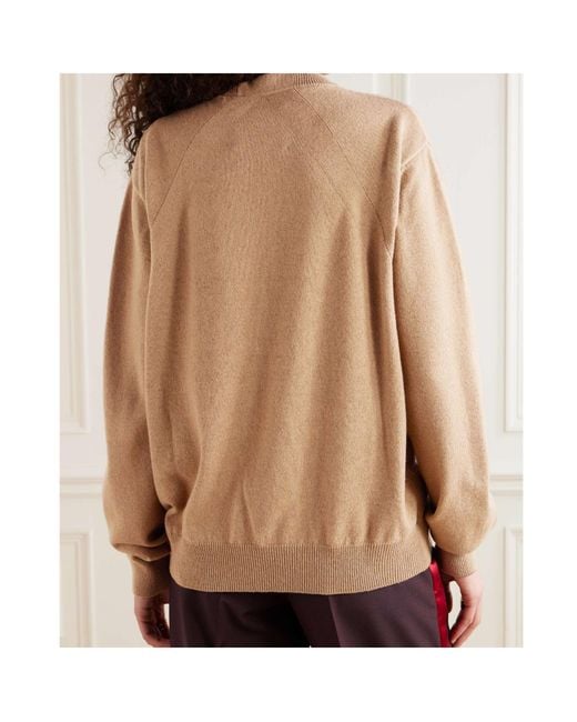 Jil Sander Brown Blended Sweater