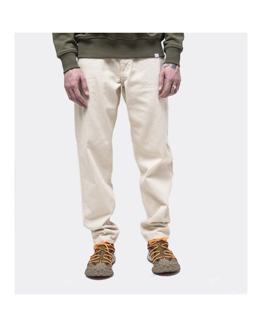 Les Deux White Straight-Leg Jeans for men