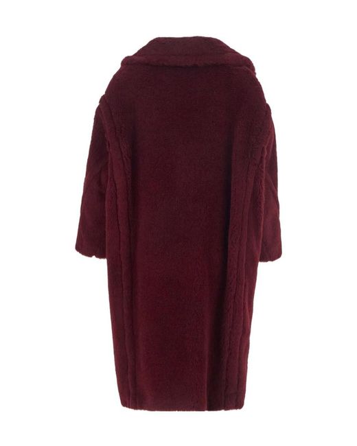 Max Mara Red Tedgirl Long Coat