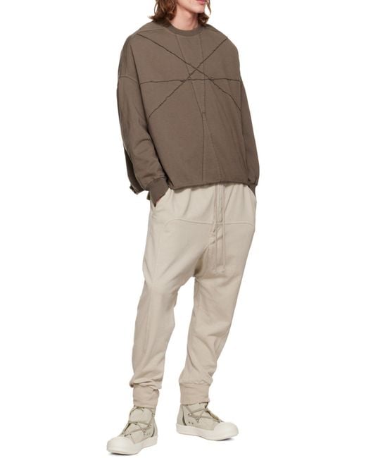 Rick Owens Natural Hexa High-Top Sneakers for men