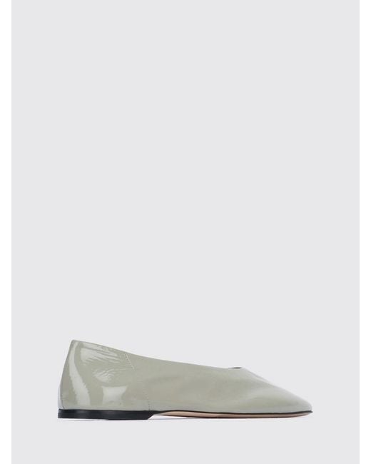 Totême  Gray Totême Slip Ballet Flats