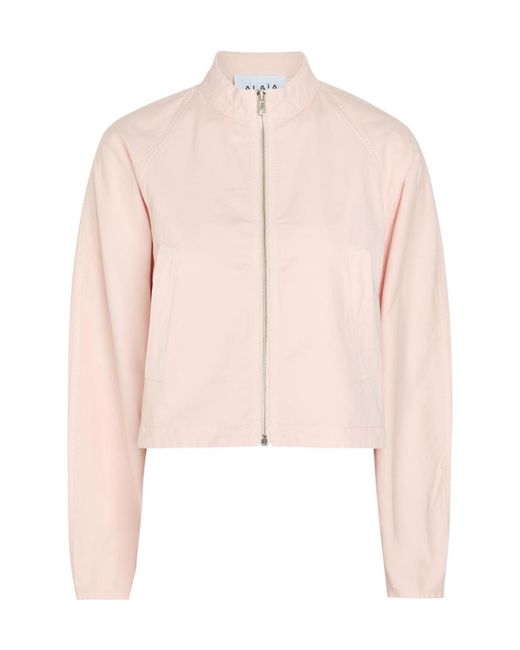 Alaïa Pink Denim Jacket