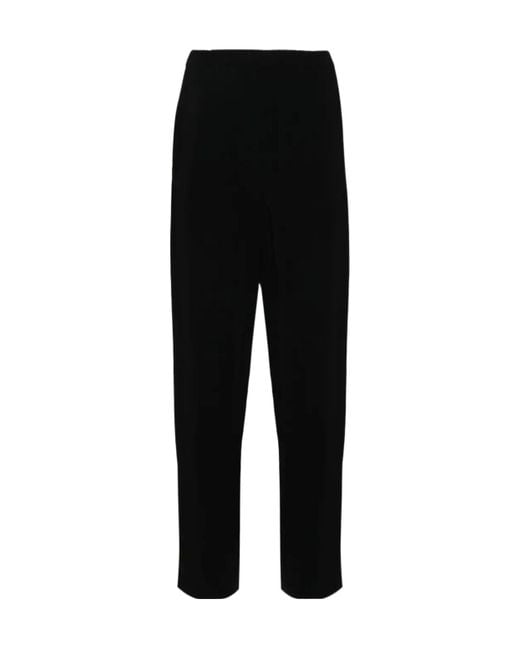 Fabiana Filippi Black Elastic Waist Sweatpants