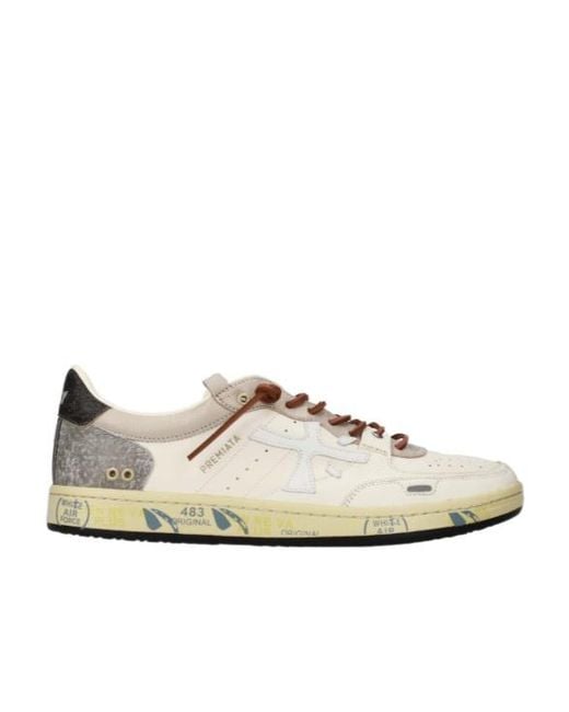 Premiata White Bskt Clay 8163 for men