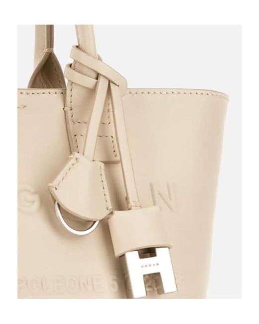 Hogan Natural Address Mini Shopping Bag