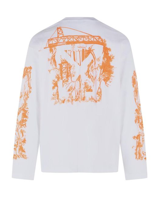 Off-White c/o Virgil Abloh White City Nature Long-Sleeve T-Shirt for men