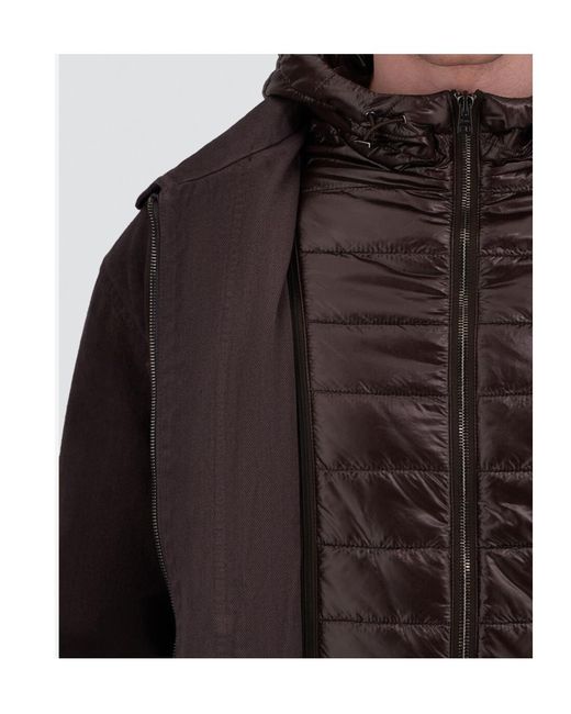 Herno Gray Hooded Jacket for men