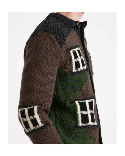 J.W. Anderson Black Jw Anderson Long Sleeve Buttoned Cardigan for men