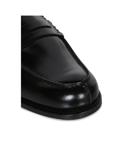 Church's Black Round-Toe Loafers for men