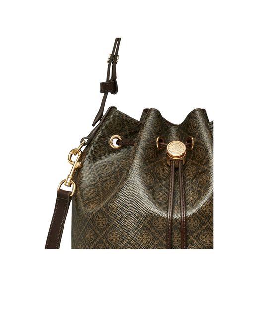 Tory Burch Multicolor T Monogram Bucket Bag