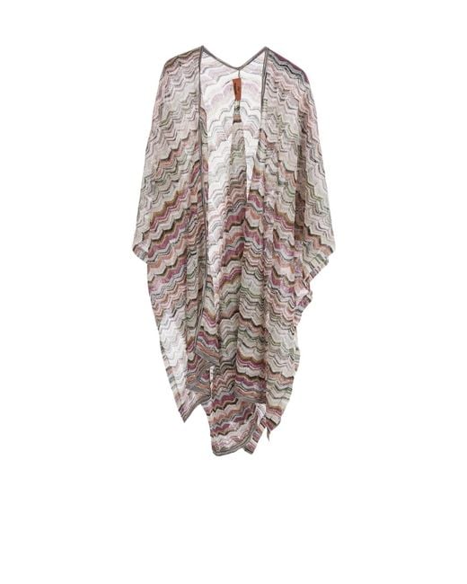 Missoni White Patterned Shawl