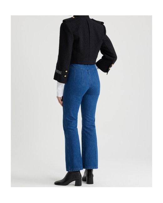 Patou Blue Cropped Jacket
