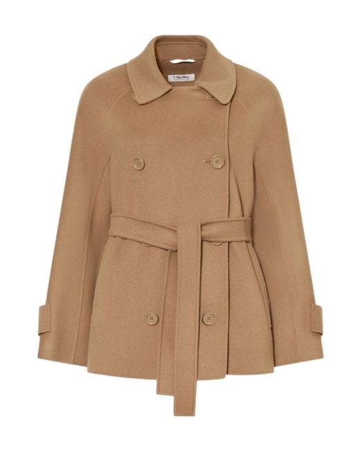 Max Mara Brown 'S Smmloius Belted Coat