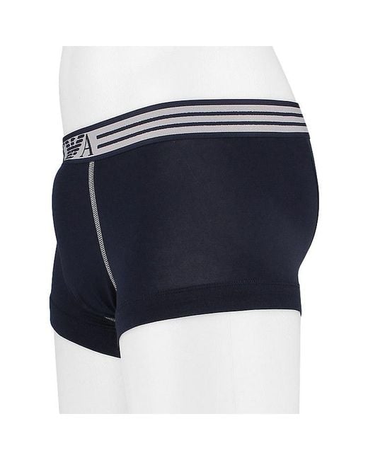 Emporio Armani Blue Elastic Waist Underwear for men