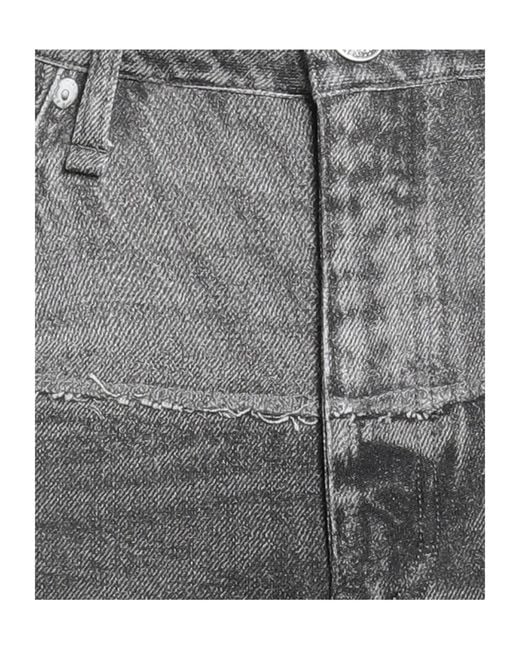 Rag & Bone Gray Solid Color Loose Straight Leg Pants