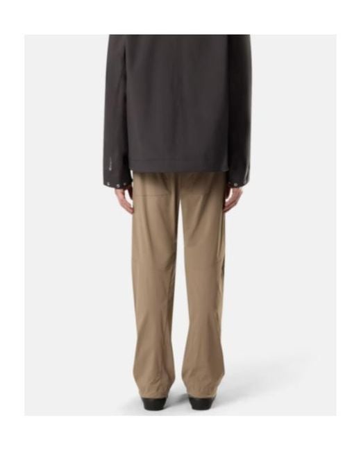 Stone Island Natural Elasticated-Waistband Technical Trousers for men