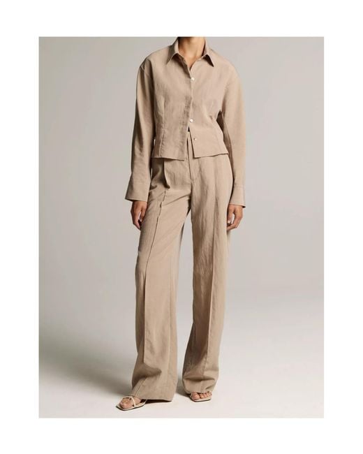 Vince Natural Blouson-Back Shirt Jacket