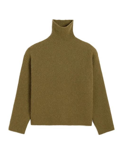 AMI Green Wool Sweater for men