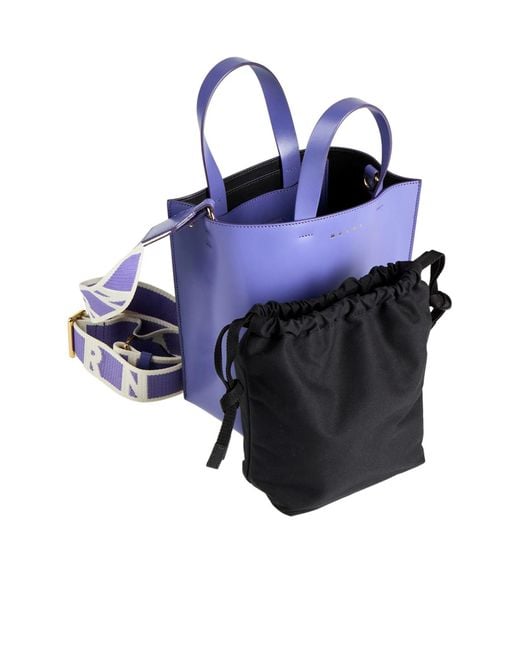 Marni Blue Solid Color Handbags
