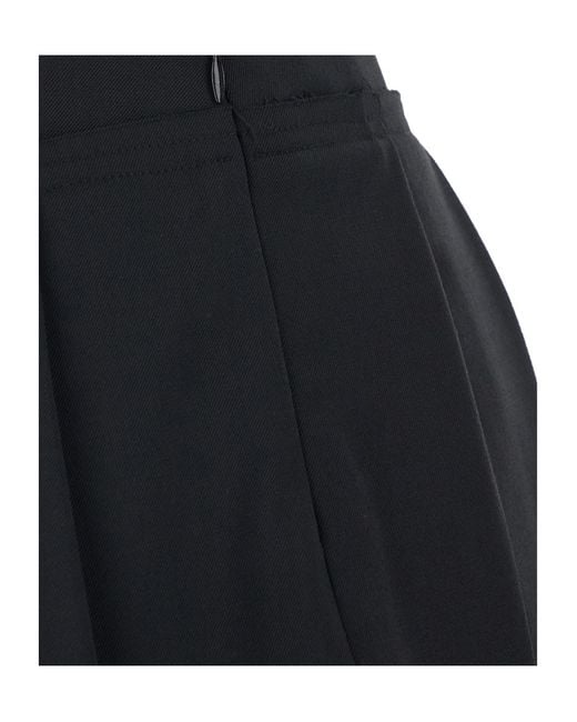 Jucca Black Mini Pleated Skirt